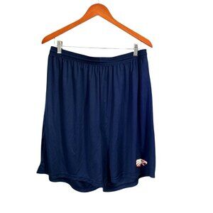 A4 Mens Navy Blue Athletic Shorts XXL With Elastic Waistband & Drawstring